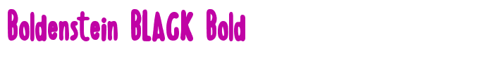 Boldenstein BLACK Bold